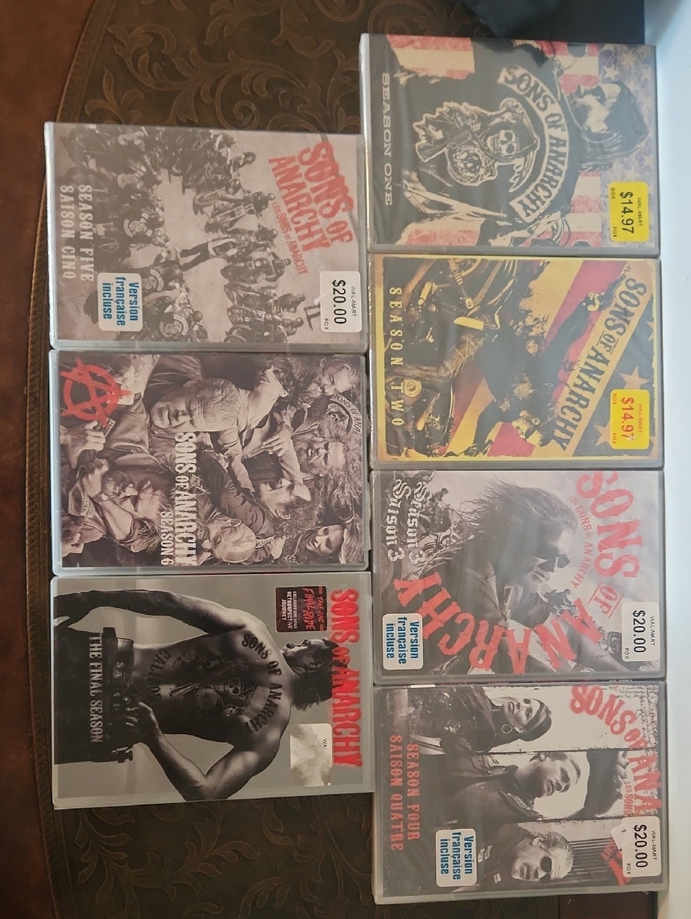 Sons of Anarchy 7 Seasons DVD Season Bundle